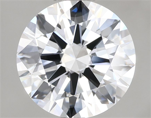 Picture of Natural Diamond 2.00 Carats, Round with Excellent Cut, E Color, VVS2 Clarity and Certified by GIA