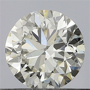 Picture of Natural Diamond 0.40 Carats, Round with Very Good Cut, I Color, VS2 Clarity and Certified by GIA