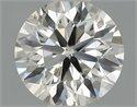 Natural Diamond 0.50 Carats, Round with Excellent Cut, H Color, SI2 Clarity and Certified by IGI