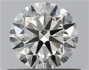 Natural Diamond 0.50 Carats, Round with Excellent Cut, I Color, VVS1 Clarity and Certified by IGI