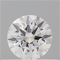 Natural Diamond 0.40 Carats, Round with Excellent Cut, D Color, VVS2 Clarity and Certified by GIA