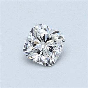 0.50 Carats, Cushion Diamond with  Cut, G Color, VS2 Clarity and Certified by GIA