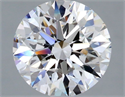 Natural Diamond 1.64 Carats, Round with Excellent Cut, E Color, VVS1 Clarity and Certified by GIA