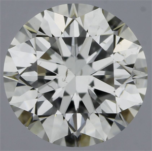 Picture of Natural Diamond 0.40 Carats, Round with Excellent Cut, I Color, SI2 Clarity and Certified by GIA