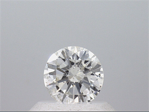 Picture of Natural Diamond 0.47 Carats, Round with Very Good Cut, H Color, I1 Clarity and Certified by GIA