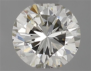 Picture of Natural Diamond 0.49 Carats, Round with Good Cut, I Color, VS1 Clarity and Certified by IGI