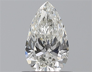 Picture of Natural Diamond 0.59 Carats, Pear with  Cut, G Color, SI1 Clarity and Certified by GIA