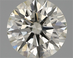 Picture of Natural Diamond 0.45 Carats, Round with Excellent Cut, J Color, SI2 Clarity and Certified by IGI