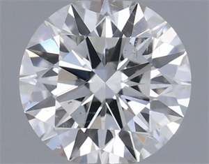 Picture of Natural Diamond 0.40 Carats, Round with Excellent Cut, G Color, SI2 Clarity and Certified by GIA