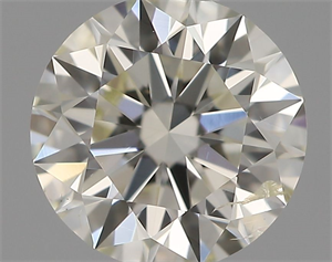 Picture of Natural Diamond 0.52 Carats, Round with Excellent Cut, I Color, SI2 Clarity and Certified by IGI