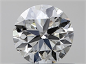 Natural Diamond 0.50 Carats, Round with Very Good Cut, J Color, VVS2 Clarity and Certified by GIA