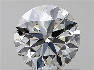 Picture of Natural Diamond 0.50 Carats, Round with Very Good Cut, J Color, VVS2 Clarity and Certified by GIA