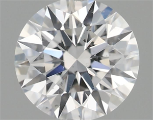 Picture of Natural Diamond 0.43 Carats, Round with Excellent Cut, E Color, SI2 Clarity and Certified by GIA