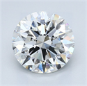 Natural Diamond 3.35 Carats, Round with Excellent Cut, G Color, VVS1 Clarity and Certified by GIA