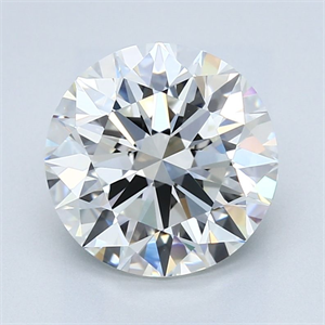 Picture of Natural Diamond 3.35 Carats, Round with Excellent Cut, G Color, VVS1 Clarity and Certified by GIA