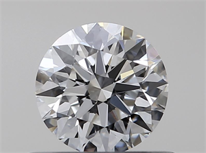 Picture of Natural Diamond 0.43 Carats, Round with Excellent Cut, E Color, VVS1 Clarity and Certified by GIA