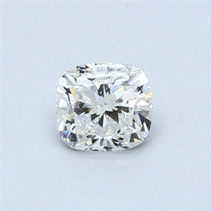 0.51 Carats, Cushion Diamond with  Cut, I Color, SI1 Clarity and Certified by GIA
