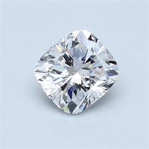 Picture of 0.73 Carats, Cushion Diamond with  Cut, E Color, SI2 Clarity and Certified by GIA