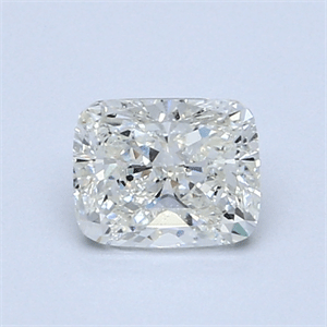 0.80 Carats, Cushion Diamond with  Cut, J Color, SI1 Clarity and Certified by GIA