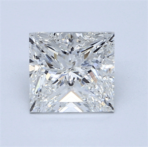 2.01 Carats, Princess Diamond with  Cut, G Color, VS2 Clarity and Certified by GIA