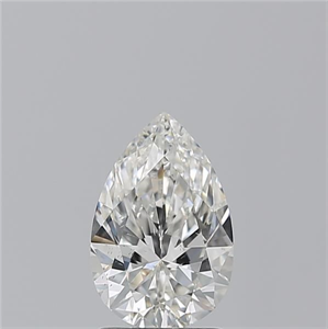 Picture of Natural Diamond 1.50 Carats, Pear with  Cut, H Color, SI1 Clarity and Certified by GIA