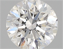 Natural Diamond 0.40 Carats, Round with Excellent Cut, F Color, VS1 Clarity and Certified by GIA