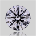 Natural Diamond 0.40 Carats, Round with Excellent Cut, F Color, SI2 Clarity and Certified by GIA