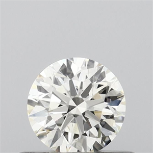 Picture of Natural Diamond 0.41 Carats, Round with Excellent Cut, K Color, I1 Clarity and Certified by GIA