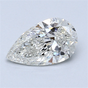 1.20 Carats, Pear Diamond with  Cut, H Color, SI2 Clarity and Certified by GIA