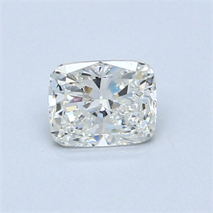 0.56 Carats, Cushion Diamond with  Cut, H Color, VS1 Clarity and Certified by GIA