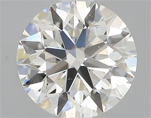 Picture of Natural Diamond 0.50 Carats, Round with Excellent Cut, J Color, VS2 Clarity and Certified by GIA