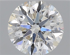 Picture of Natural Diamond 0.44 Carats, Round with Excellent Cut, G Color, SI2 Clarity and Certified by GIA