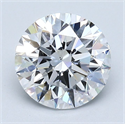 Natural Diamond 1.80 Carats, Round with Excellent Cut, D Color, VS2 Clarity and Certified by GIA