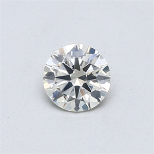 Picture of Natural Diamond 0.40 Carats, Round with Excellent Cut, J Color, SI1 Clarity and Certified by GIA