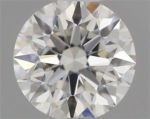 Picture of Natural Diamond 0.41 Carats, Round with Excellent Cut, J Color, VVS1 Clarity and Certified by GIA