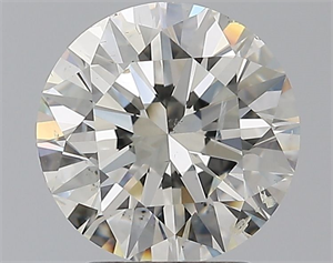 Picture of Natural Diamond 2.39 Carats, Round with Excellent Cut, I Color, SI2 Clarity and Certified by GIA