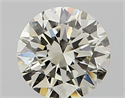 Natural Diamond 0.50 Carats, Round with Very Good Cut, K Color, SI2 Clarity and Certified by GIA