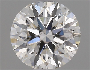 Picture of Natural Diamond 0.56 Carats, Round with Very Good Cut, I Color, SI1 Clarity and Certified by GIA