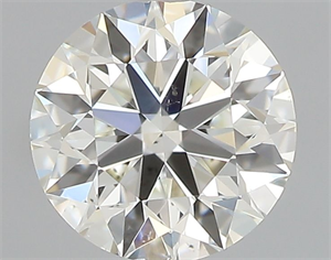 Picture of Natural Diamond 0.43 Carats, Round with Excellent Cut, J Color, SI1 Clarity and Certified by GIA