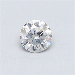 Picture of Natural Diamond 0.41 Carats, Round with Very Good Cut, F Color, SI2 Clarity and Certified by GIA