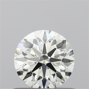 Picture of Natural Diamond 0.50 Carats, Round with Excellent Cut, J Color, VS1 Clarity and Certified by IGI