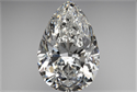 Natural Diamond 5.02 Carats, Pear with  Cut, E Color, VS2 Clarity and Certified by GIA