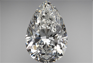 Picture of Natural Diamond 5.02 Carats, Pear with  Cut, E Color, VS2 Clarity and Certified by GIA