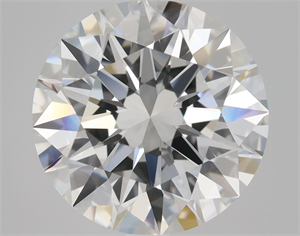 Picture of Natural Diamond 2.61 Carats, Round with Excellent Cut, E Color, IF Clarity and Certified by GIA