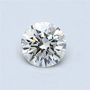 Picture of Natural Diamond 0.44 Carats, Round with Very Good Cut, I Color, SI1 Clarity and Certified by GIA