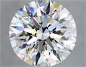 Natural Diamond 2.00 Carats, Round with Excellent Cut, H Color, VS1 Clarity and Certified by GIA