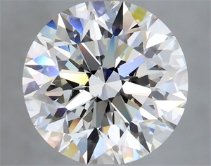 Picture of Natural Diamond 2.00 Carats, Round with Excellent Cut, H Color, VS1 Clarity and Certified by GIA