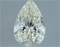 Natural Diamond 2.02 Carats, Pear with  Cut, J Color, VS1 Clarity and Certified by IGI