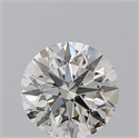 Natural Diamond 2.14 Carats, Round with Excellent Cut, H Color, SI2 Clarity and Certified by GIA