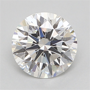 Picture of Natural Diamond 0.42 Carats, Round with Excellent Cut, F Color, VVS1 Clarity and Certified by GIA